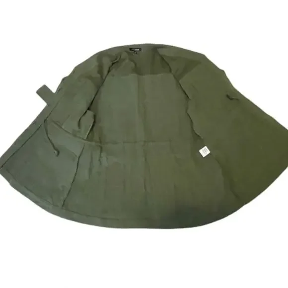 INTERMIX Utility jacket belted green size 14 - Picture 8 of 9